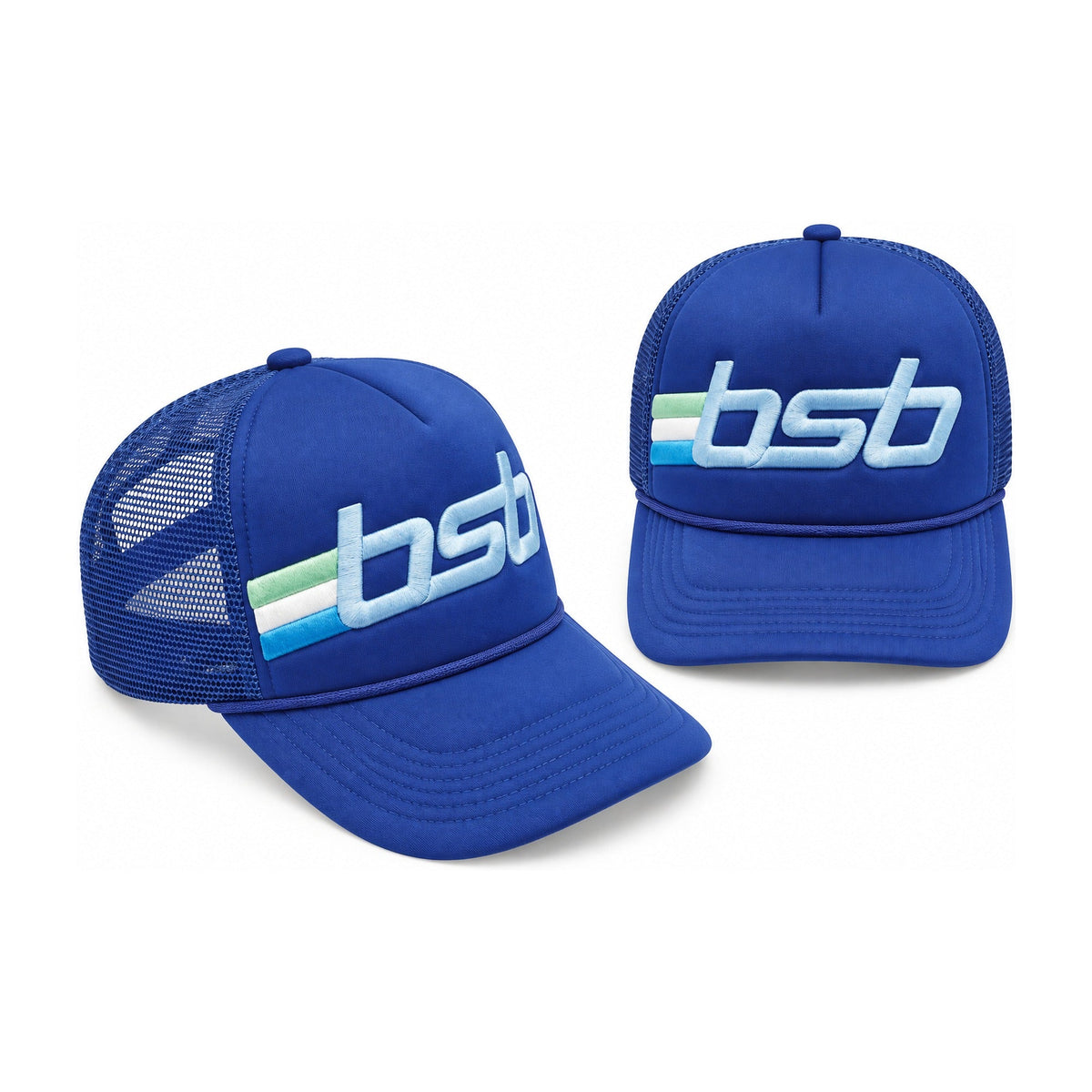 BSB Logo Trucker Cap – Blue