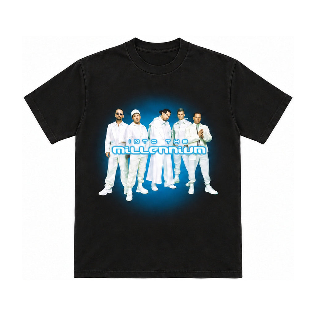 Millennium Cover Tee – Black (front)