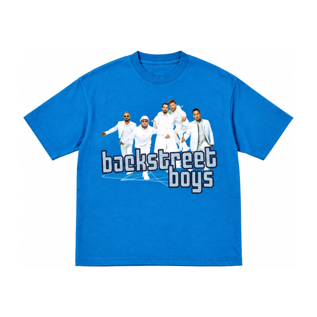 Oh My God We're Back Again Tee – Royal Blue (front)