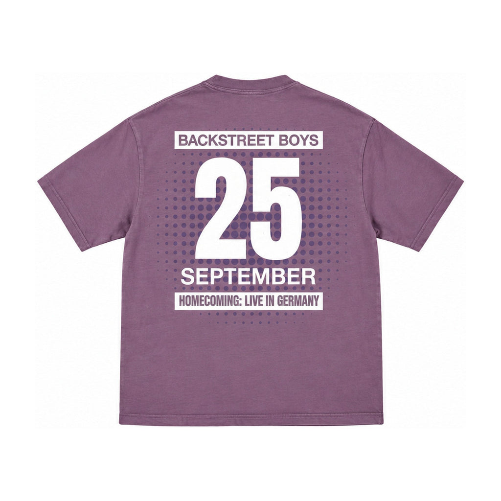 Daily Event Tee – Purple (back)