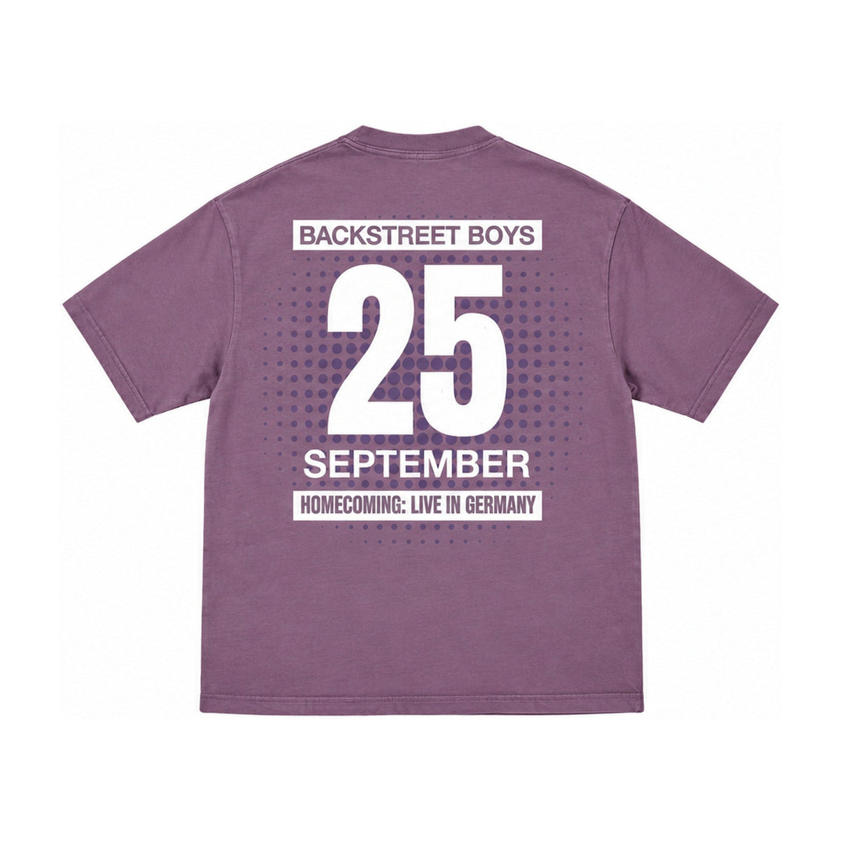 Daily Event Tee – Purple (back)