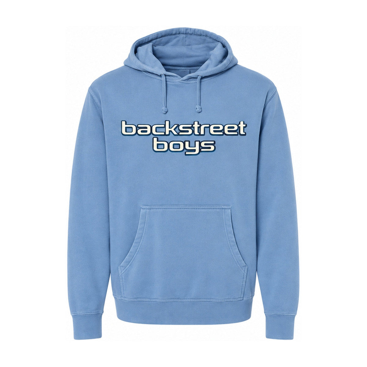 Into The Millennium Hoodie – Pigment Light Blue (front)