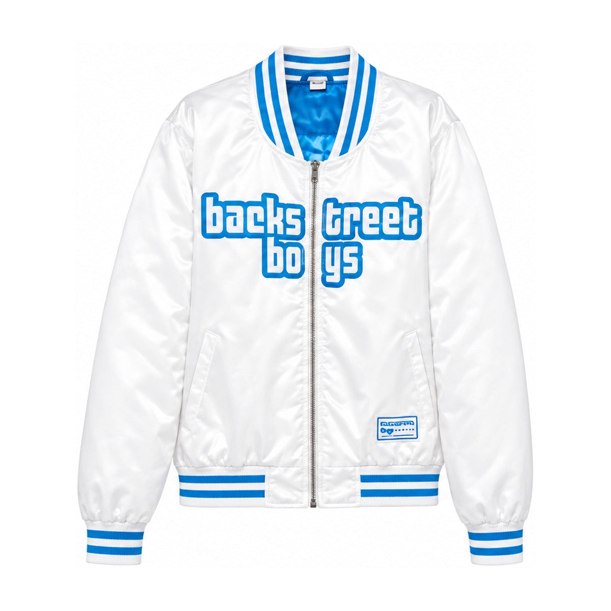 Millennium Satin Jacket – White (front)