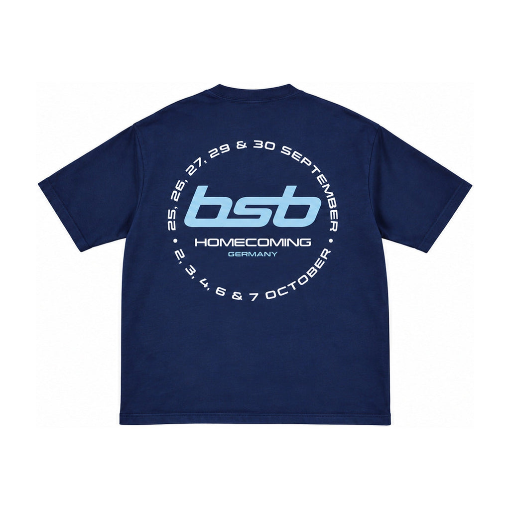 Snapshots Sphere Tee – Navy (back)
