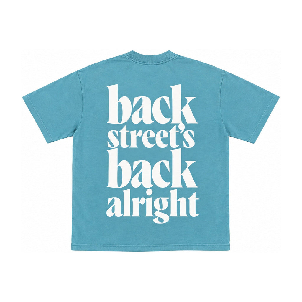 Stacked BSBA Tee – Light Blue (back)