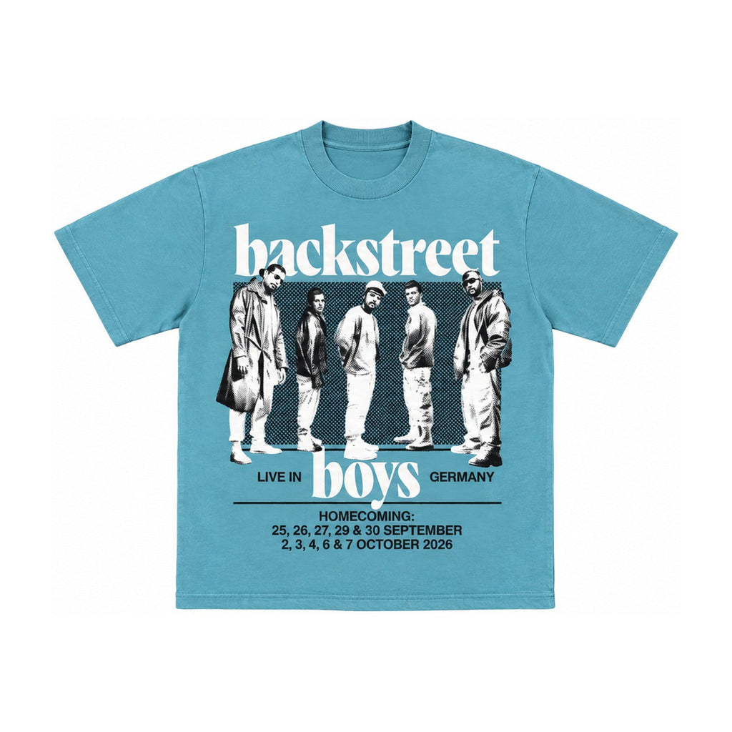 Stacked BSBA Tee – Light Blue (front)